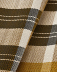 Yellow Check Suiting Fabric 6489