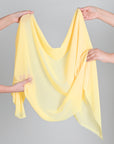 Yellow Chiffon Crepe Fabric 3412