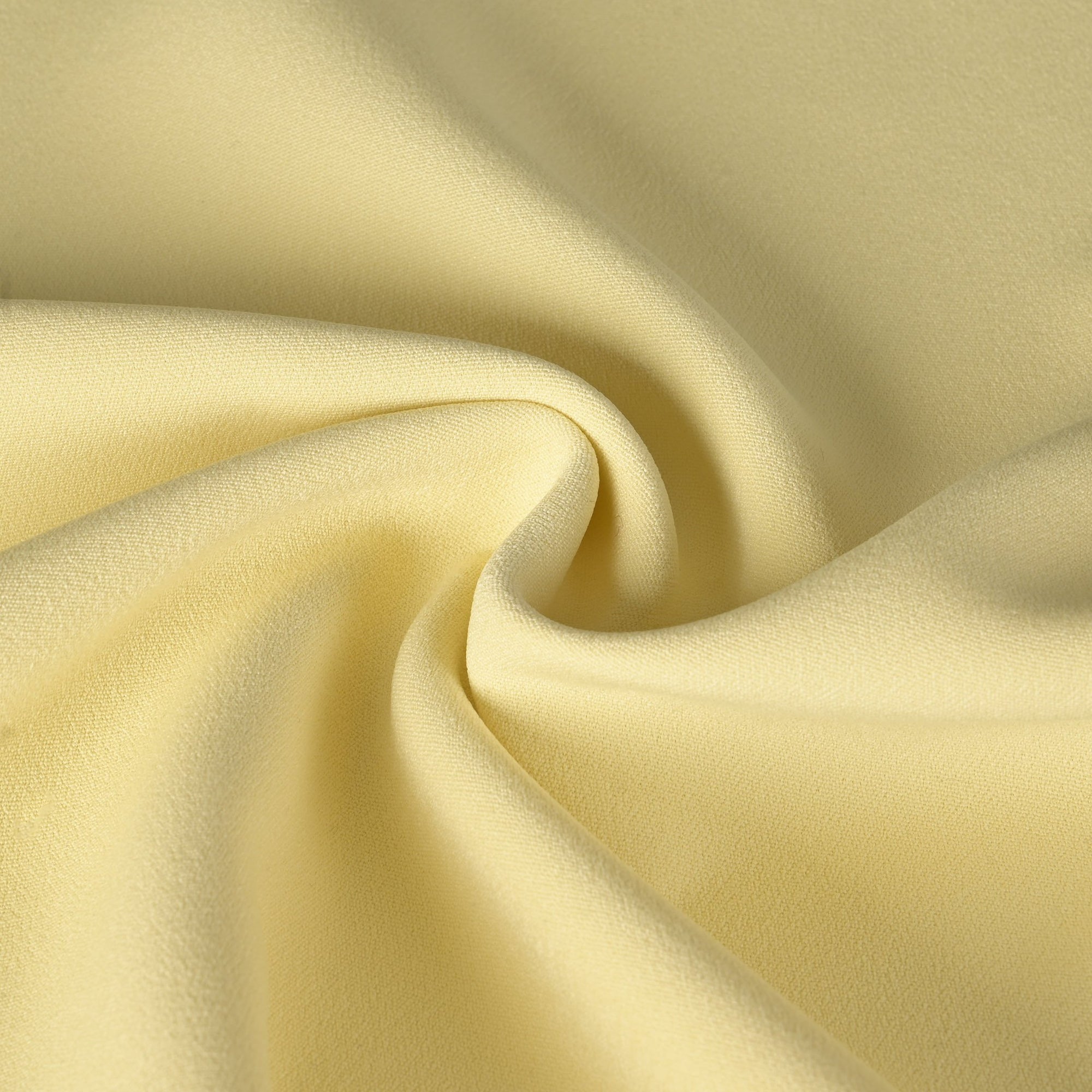 Yellow Double Weave Crepe Fabric 2689
