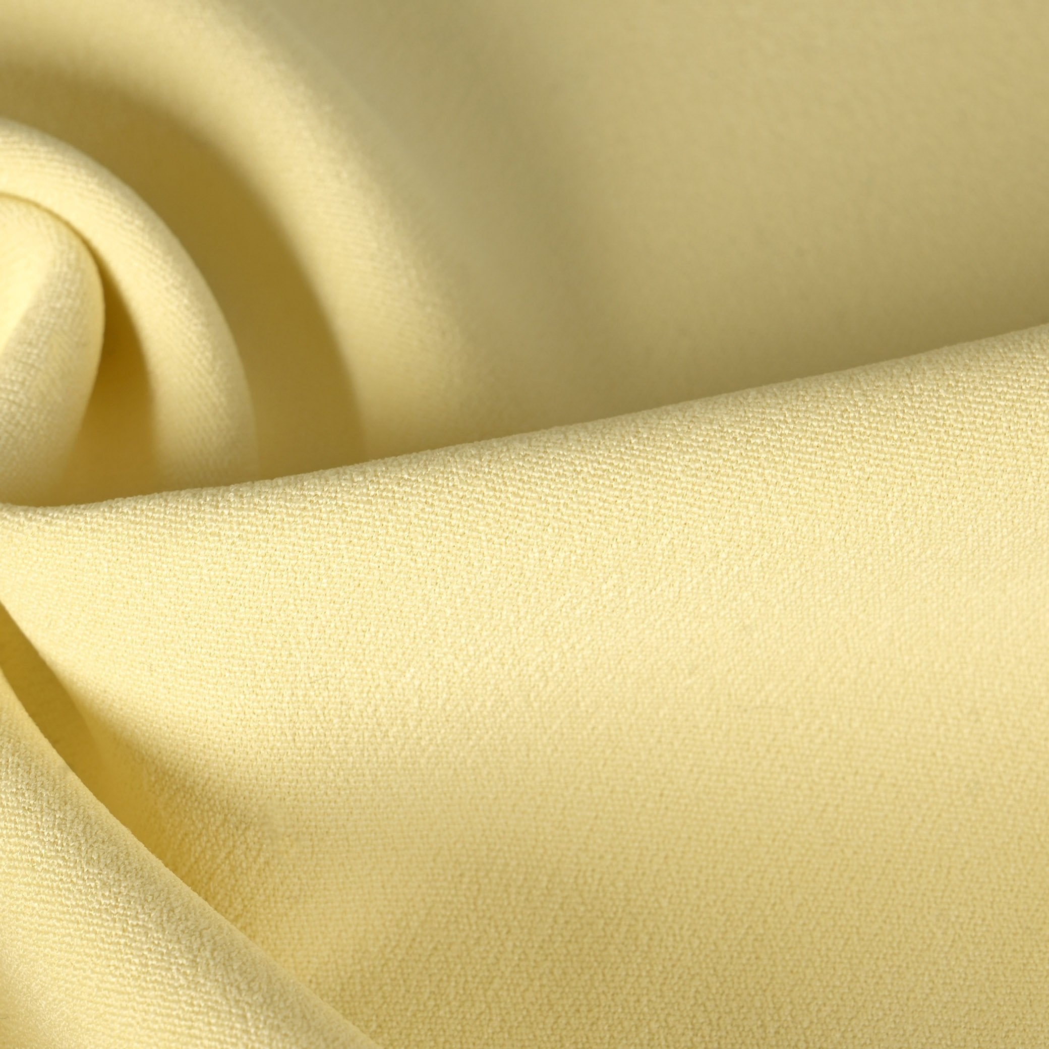 Yellow Double Weave Crepe Fabric 2689