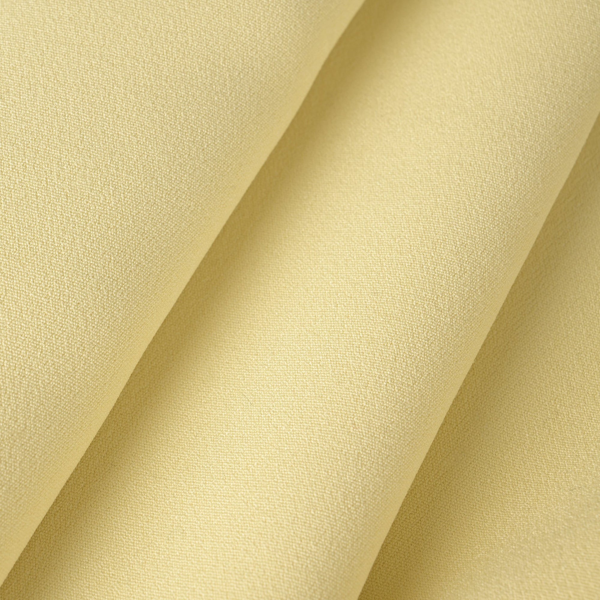 Yellow Double Weave Crepe Fabric 2689