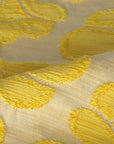 Yellow Floral Jacquard Fabric 2209