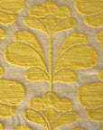 Yellow Floral Jacquard Fabric 2209