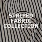 striped fabric collection