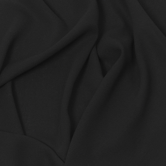 Mid Weigtht Black Wool Crepe Fabric – Fabrics4Fashion