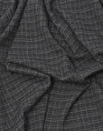 Melange Check Wool Suiting Fabric 228 - Fabrics4Fashion