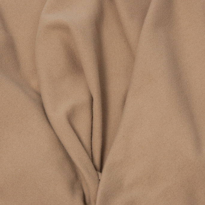Camel Wool Blend Coating Fabric 360 - Fabrics4Fashion