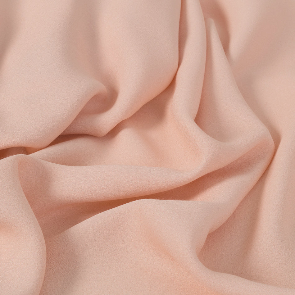 Rose Peach Crepe 3470 - Fabrics4Fashion