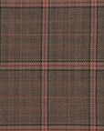 Brown Tartan Suiting Fabric 1065 - Fabrics4Fashion