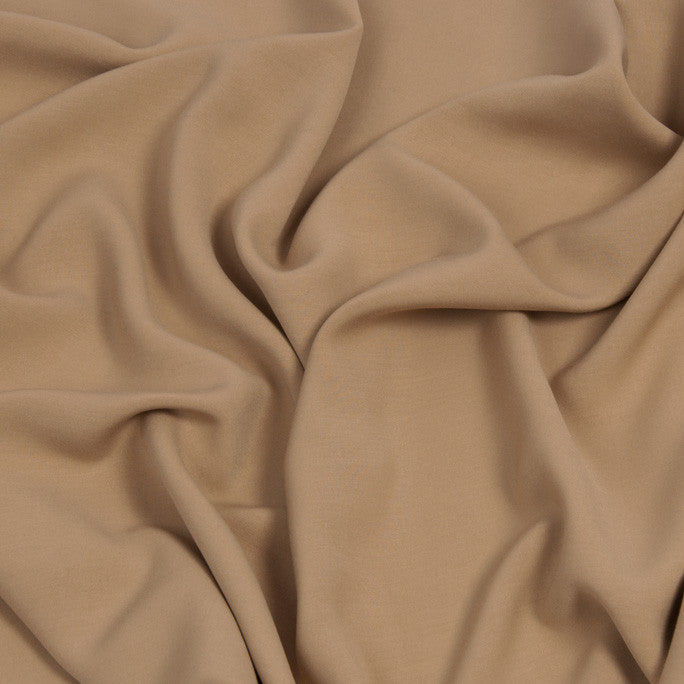 Tan Beige Blouseweight Fabric 1067 - Fabrics4Fashion