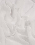 White Poly Chiffon Waffle Wave 1079 - Fabrics4Fashion