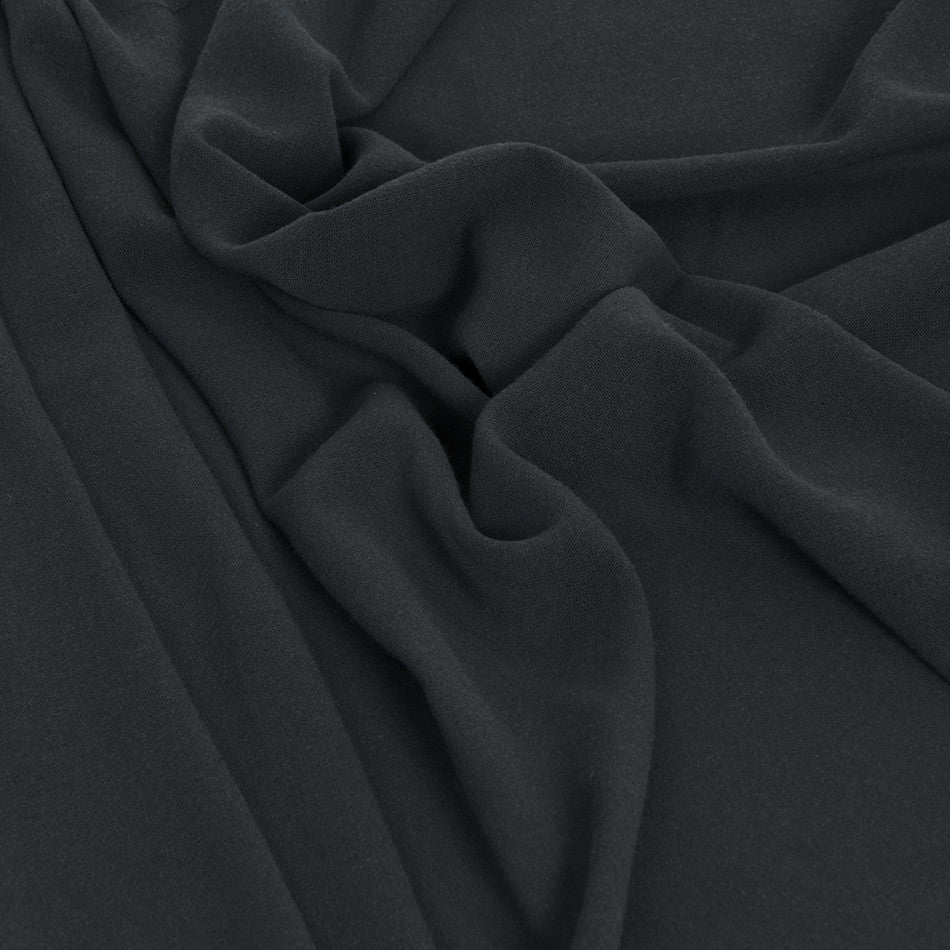 Charcoal Flattering Wool Fabric 109 - Fabrics4Fashion