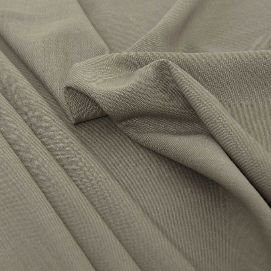 Taupe Cotton / Linen Canvas 110 - Fabrics4Fashion