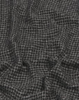 Black / Grey Open Weave Fabric 1108 - Fabrics4Fashion