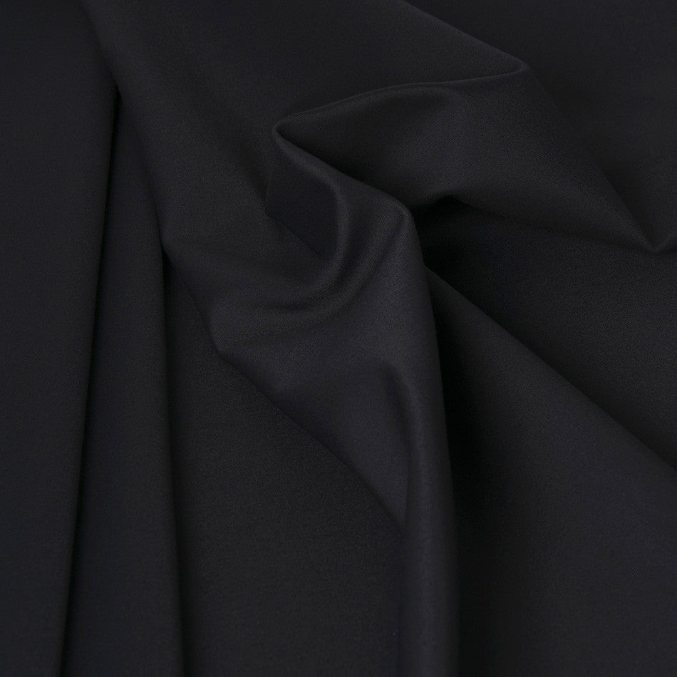 Black Stretch Poly and Cotton 1169 - Fabrics4Fashion