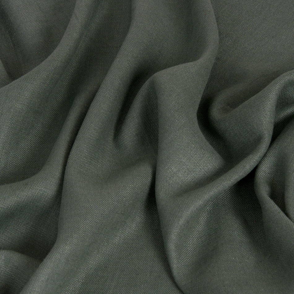 Green 100% Linen 1689 - Fabrics4Fashion