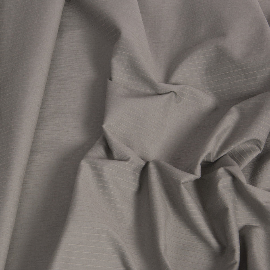 Grey Fancy Poplin 170 - Fabrics4Fashion