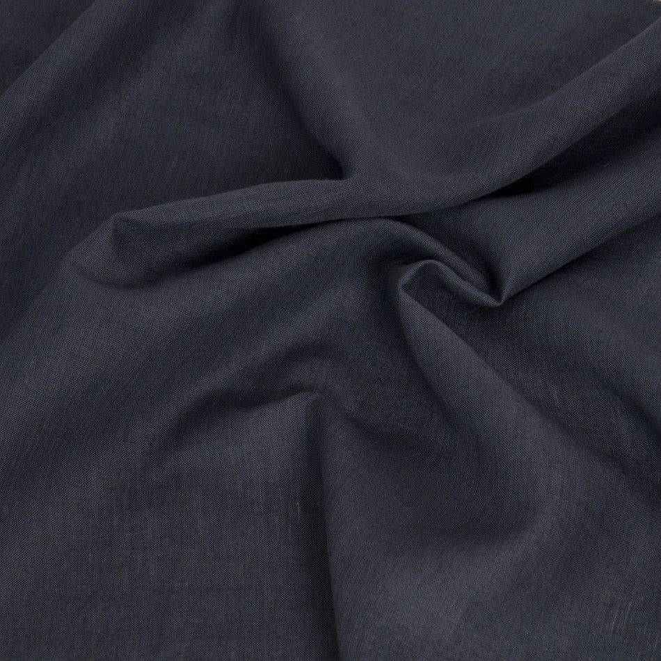 Lightweight Blue Linen Cotton Blend 1738 - Fabrics4Fashion