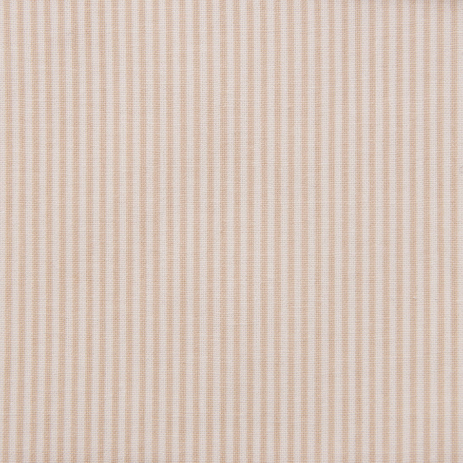 Nude/ White Striped Cotton Fabric 177 - Fabrics4Fashion
