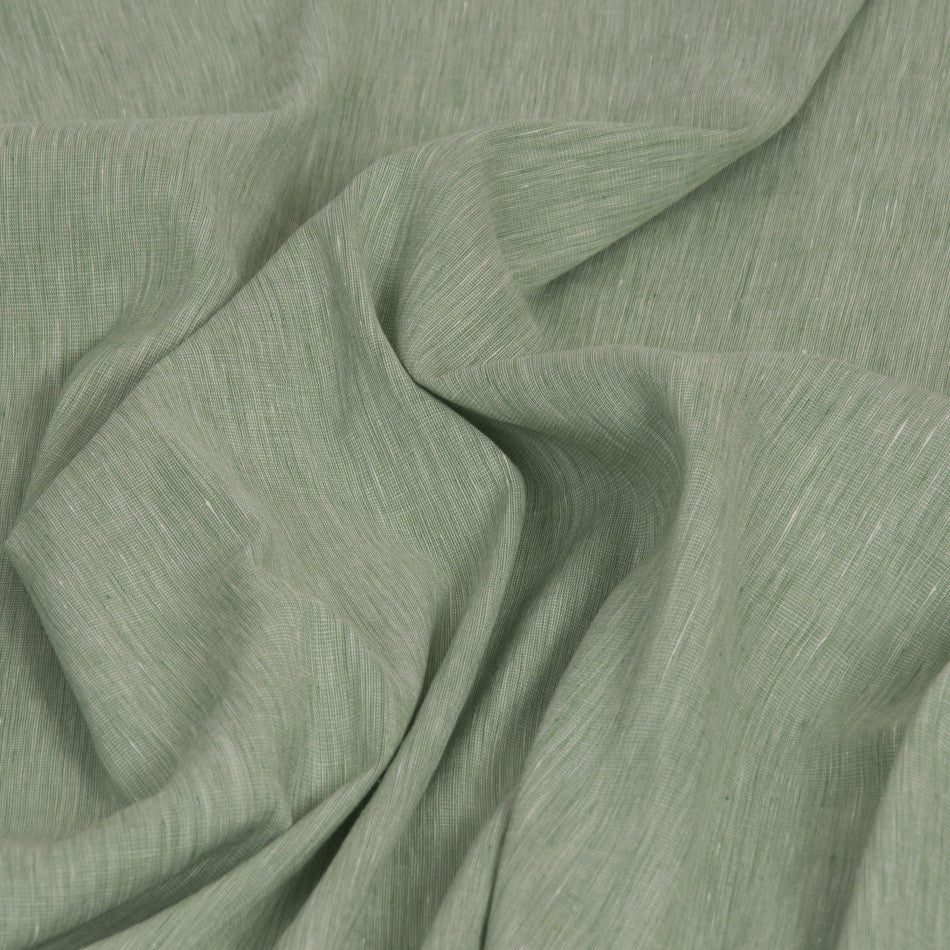 Green Stretch Linen 1822 - Fabrics4Fashion