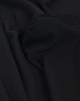 Black Perforated Jersey 1852 - Fabrics4Fashion