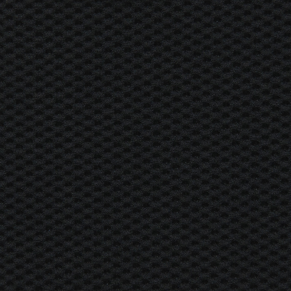 Black Perforated Jersey 1852 - Fabrics4Fashion