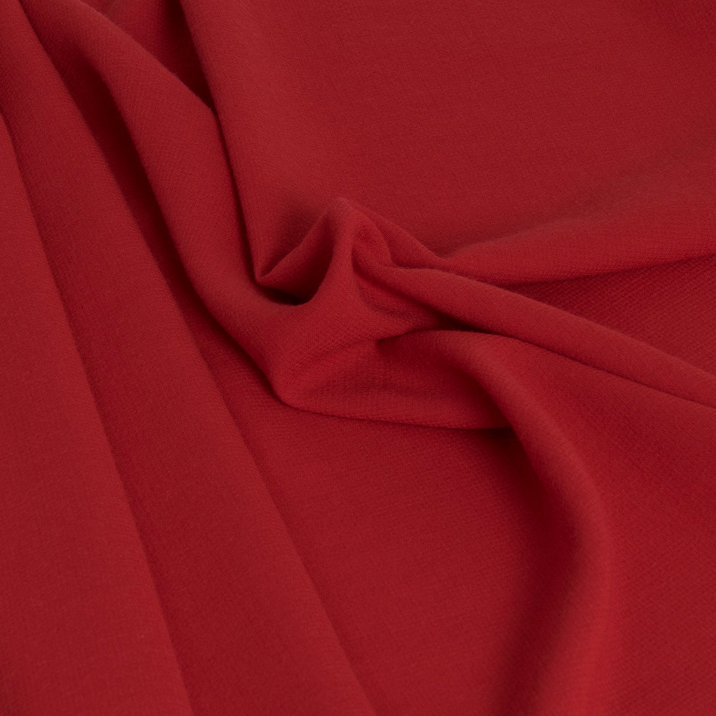 Vibrant Red Doublewave Crepe 1877 - Fabrics4Fashion