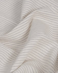 Ivory Striped Cotton/Linen 1894 - Fabrics4Fashion