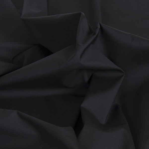 Black Plain Cotton Fabric 189 – Fabrics4Fashion