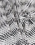 Techno Silver Check 1953 - Fabrics4Fashion