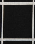 Black White Check Coating Fabric 2003 - Fabrics4Fashion