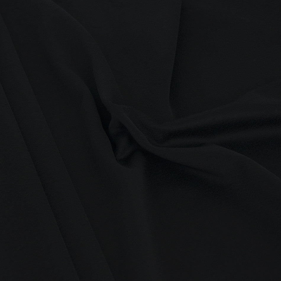 Black Melton Wool 2028 - Fabrics4Fashion