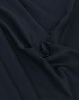 Navy Poly Wool Crepe 22 - Fabrics4Fashion