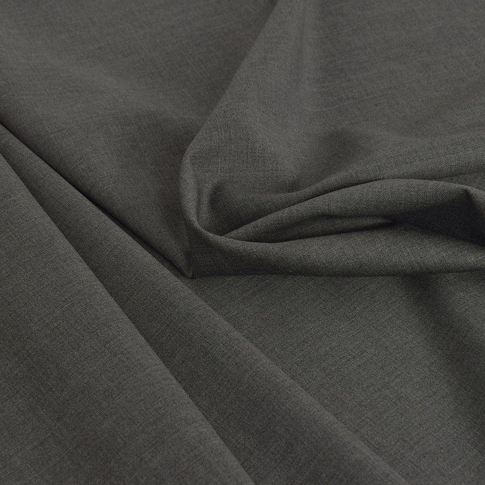 Grey Melange Suiting Fabric 2288 - Fabrics4Fashion