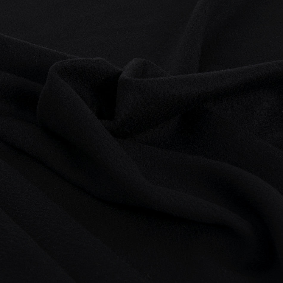 Black Wool/Cashmere Fabric 2316 - Fabrics4Fashion