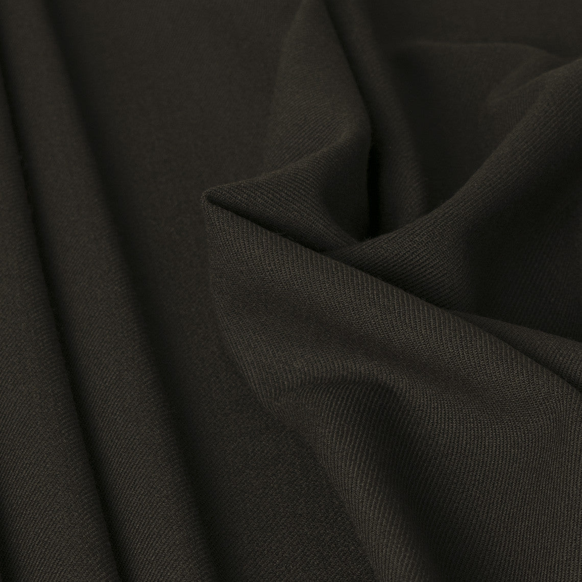 Chocolate Brown Stretch Suiting Fabric 2346 - Fabrics4Fashion