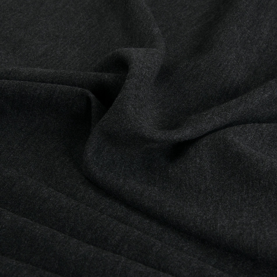 Charcoal Suiting Flannel 2349 - Fabrics4Fashion