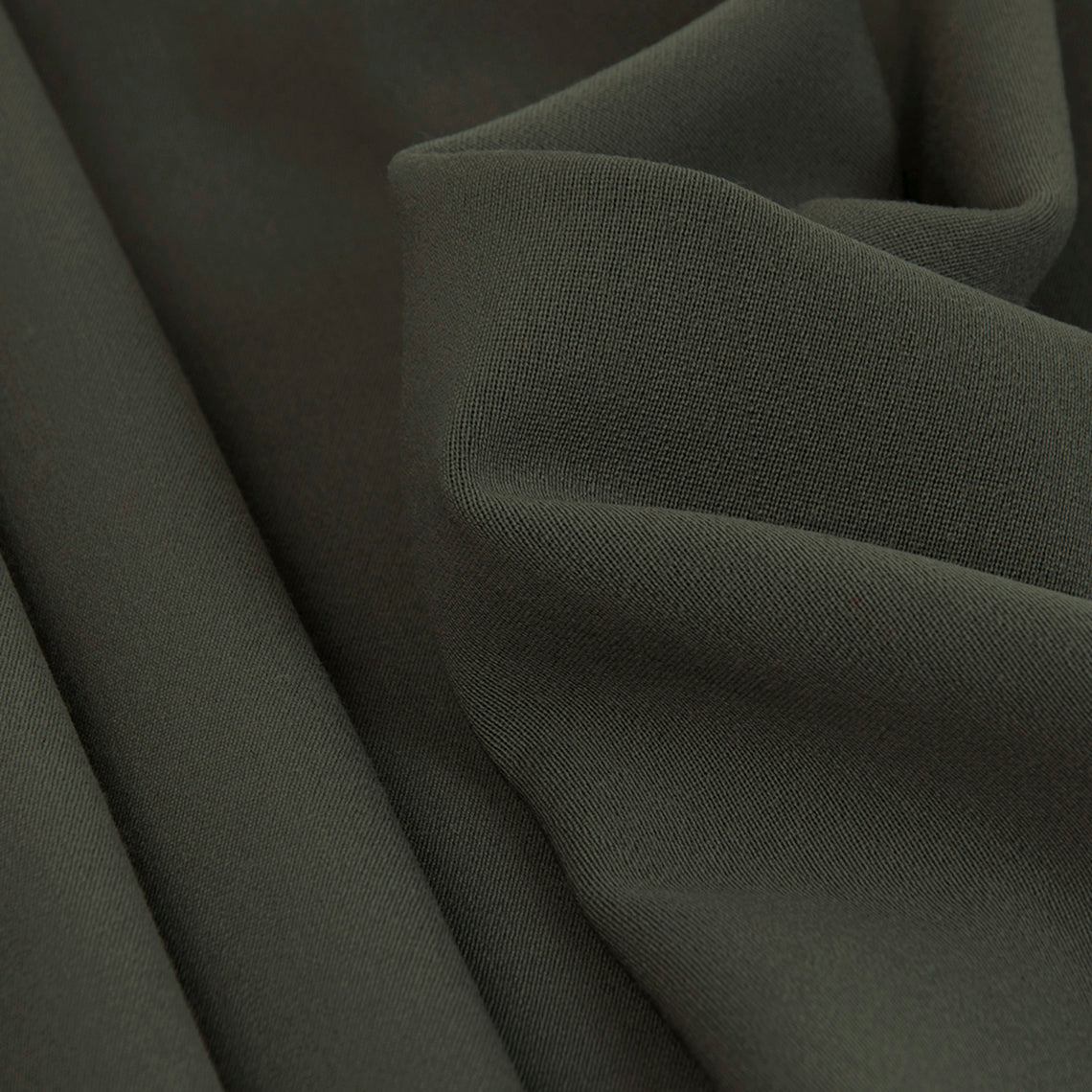 Olive Stretch Crepe 2351 - Fabrics4Fashion