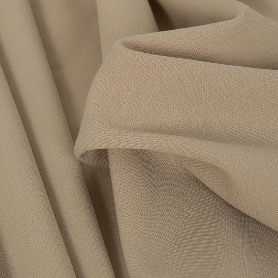 Beige Stretch Suiting Fabric 2378 - Fabrics4Fashion