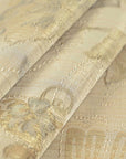 Beige Gold Romantic Jacquard 2417