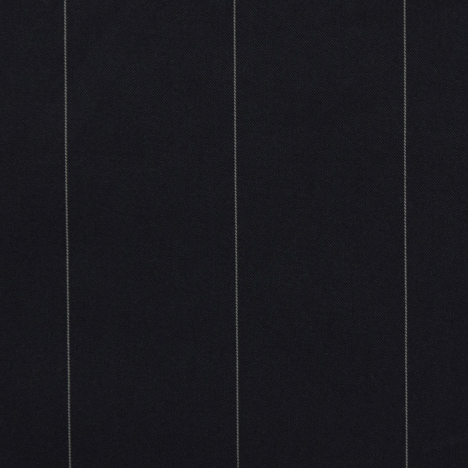 Navy/White Striped Stretchy Cotton 2418 - Fabrics4Fashion