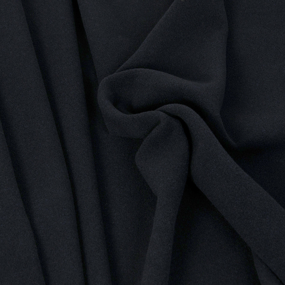 Black Coating Wool Fabric 2420 - Fabrics4Fashion