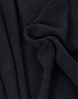 Black Coating Wool Fabric 2420 - Fabrics4Fashion