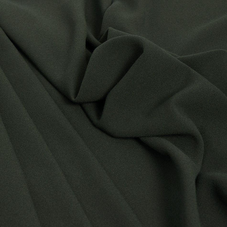 Khaki Stretch Crepe 2421 - Fabrics4Fashion