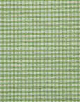 Green and White Stretchy Vichy 2422 - Fabrics4Fashion