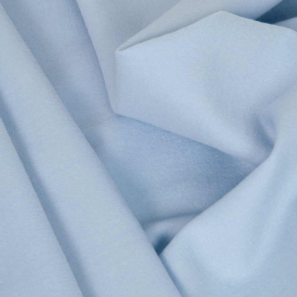Pale Blue Wool Fabric 2425 - Fabrics4Fashion