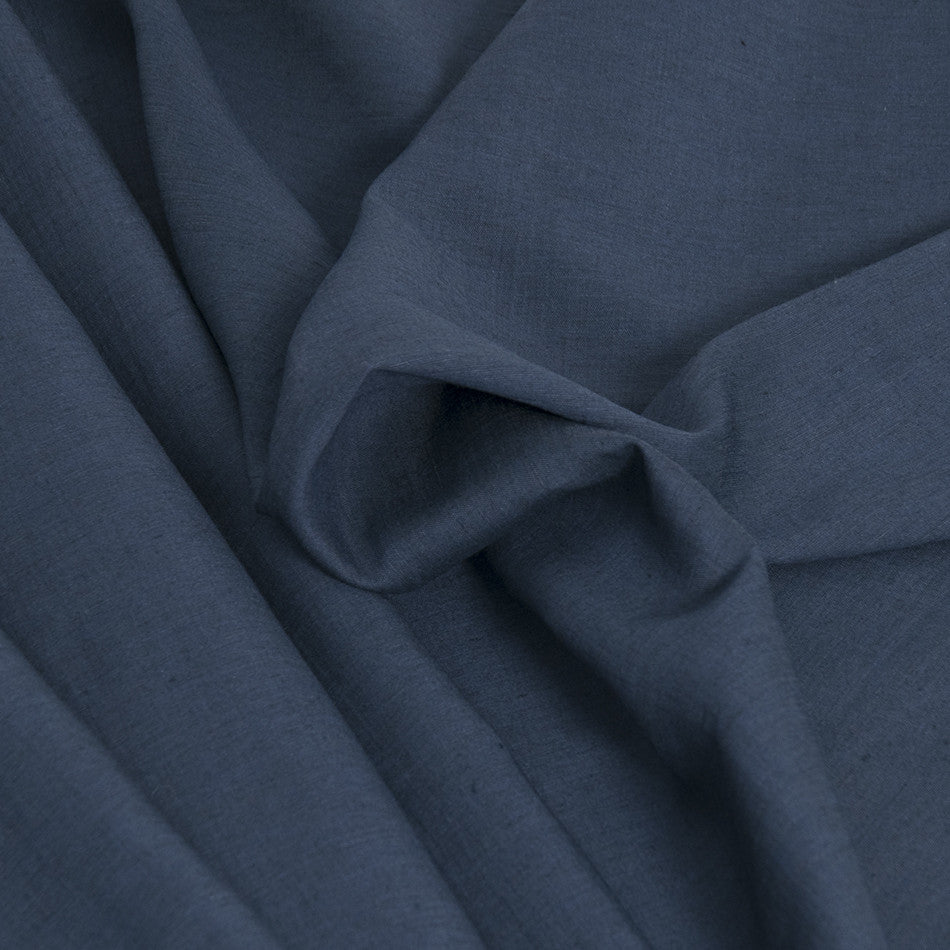 Navy Blue Blended Linen 2432 - Fabrics4Fashion