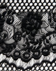 Black Floral Lace 2434 - Fabrics4Fashion