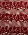 Red Floral Lace 2435 - Fabrics4Fashion