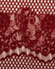 Red Floral Lace 2435 - Fabrics4Fashion